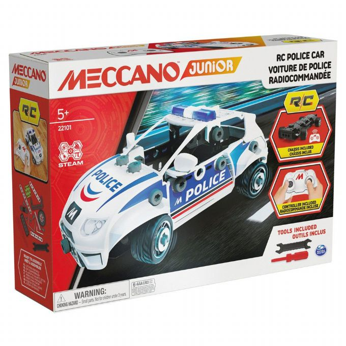 Meccano JR RC Police Car version 2