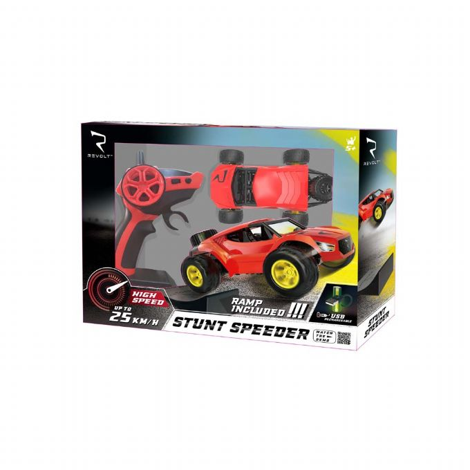 Revolt R/C Stunt Speeder Car Punainen version 2