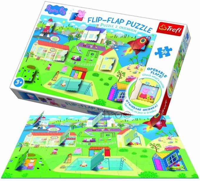 Gurli Pig Flip Flap Puzzle 36 kpl version 2