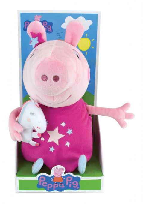 Gurli Pig teddy bear with unicorn 30cm version 3