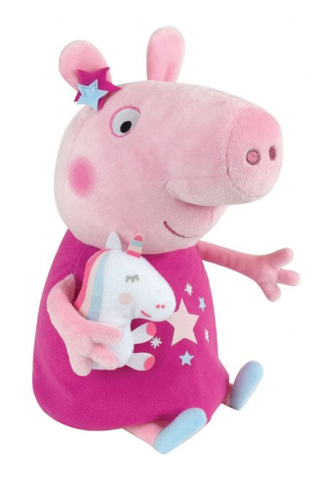 Gurli Pig teddy bear with unicorn 30cm version 1