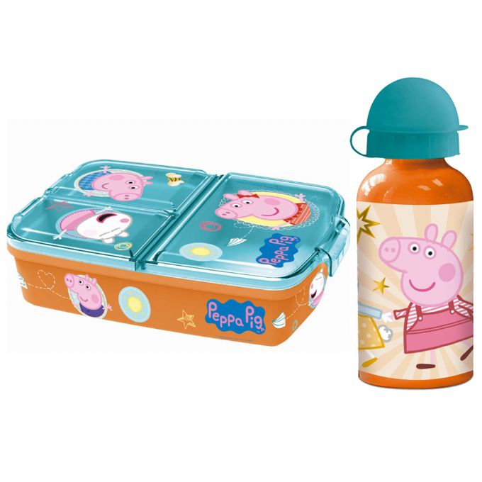Gurli Pig lunch box and aluminum water bottle version 1