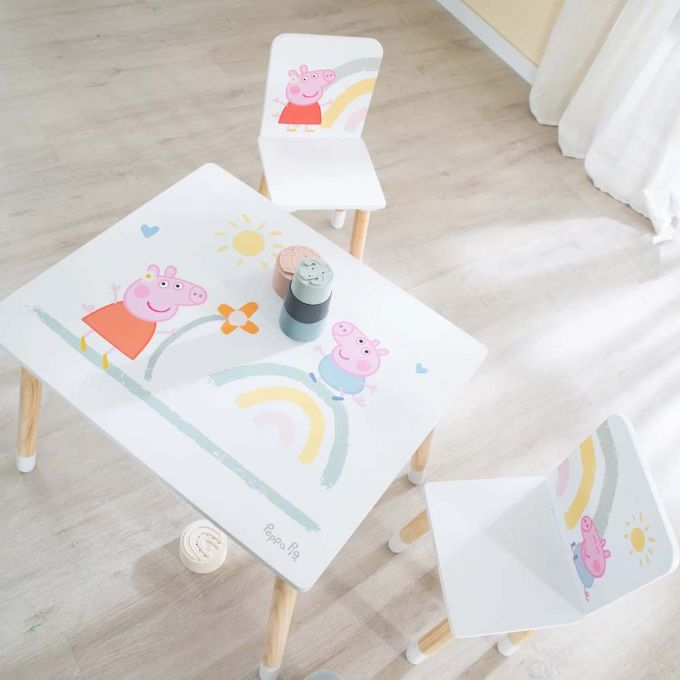 Peppa Gris Bord og Stolesett version 4