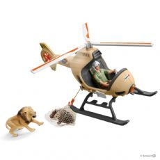 Helikopter berging av dyr