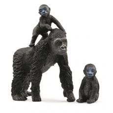 Lowland gorilla family