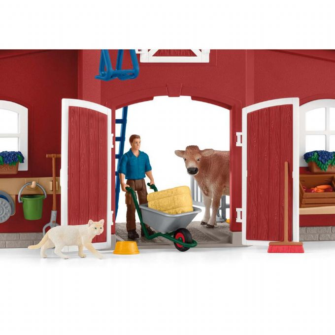 Large barn with animals and accessories version 4