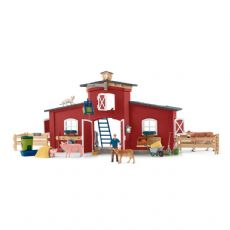 Large barn with animals and accessories