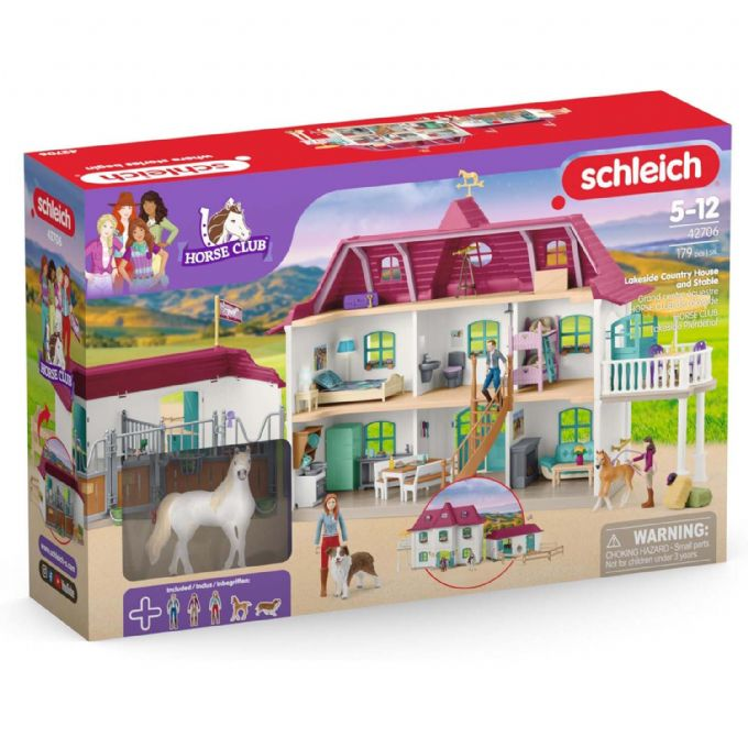 Landhus ved S�en og Stald version 2