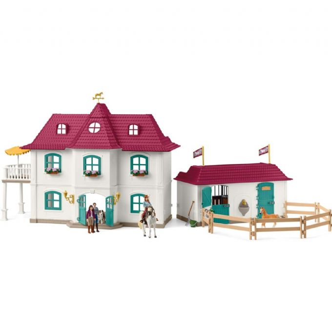 Landhus ved S�en og Stald version 3
