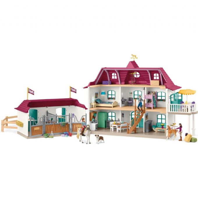 Landhus ved S�en og Stald version 1