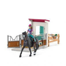 Horse box with Lisa and Storm
