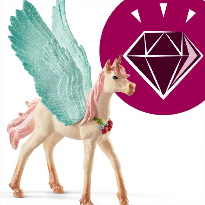 Jewelry unicorn pegasus, foal version 2