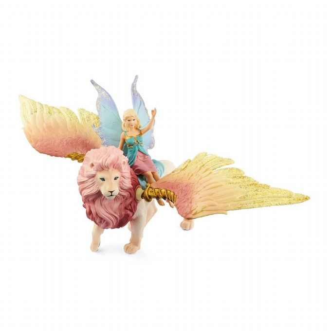Fairy in Flight on Winged Lion version 3