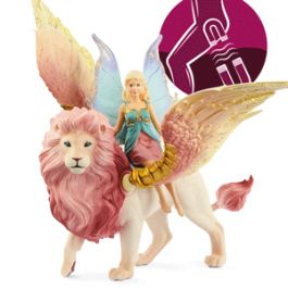 Fairy in Flight on Winged Lion version 7