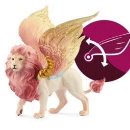 Fairy in Flight on Winged Lion version 8