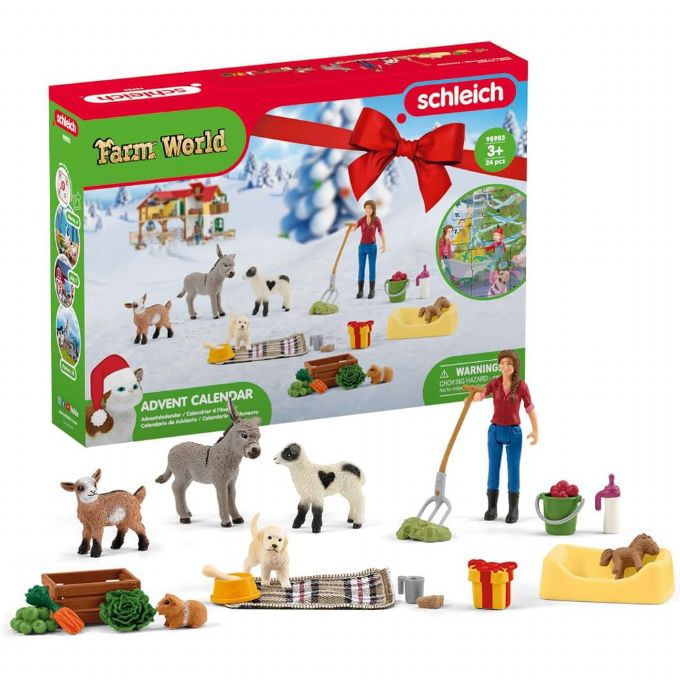 Schleich Christmas calendar Farm World 2023 version 1