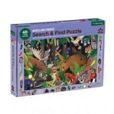 Search and find puzzle - Forest animals 64brk