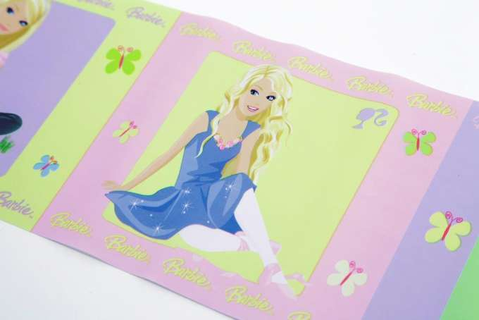 Barbie-tapetin reunus 10,6 cm version 5