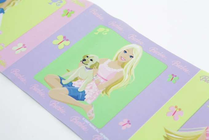 Barbie-tapetin reunus 10,6 cm version 7