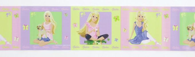 Barbie Tapetenbordre 10,6 cm version 1