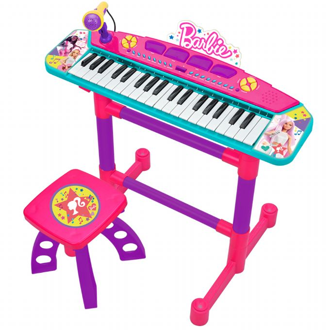 Barbie Keyboard med mikrofon og skammel