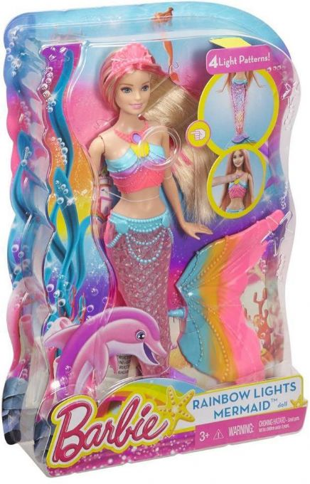 Barbie havfrue med lys version 2