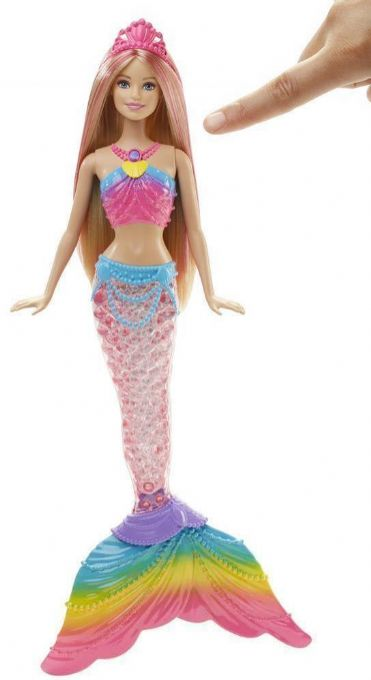 Barbie havfrue med lys version 3