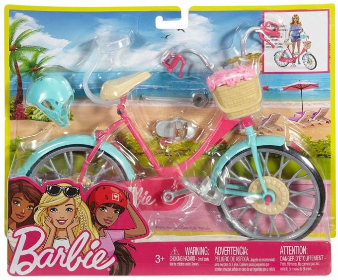Barbie Cykel med Tilbehr version 2
