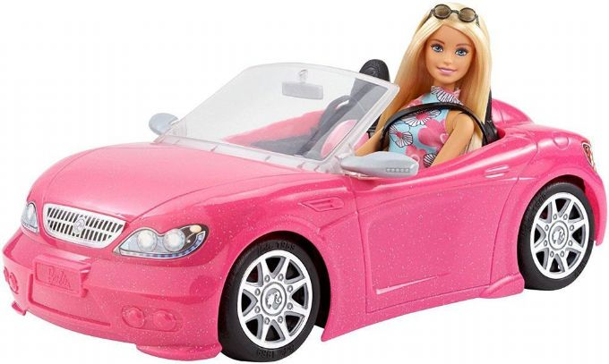Barbie Cabriolet med dukke - Barbie bil og dukke FPR57 Shop - Eurotoys.dk