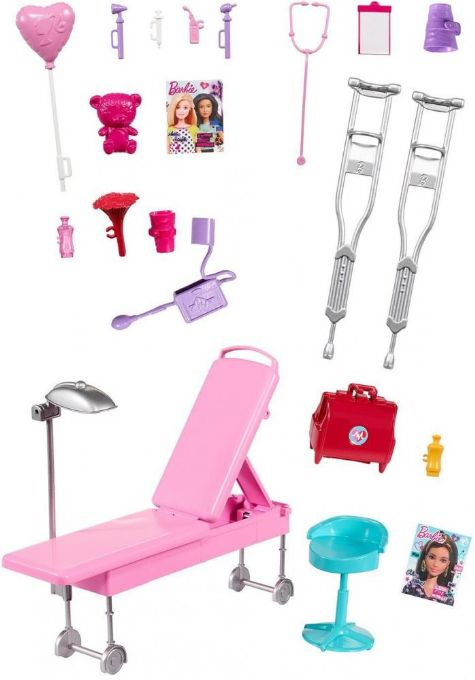 Barbie 2 i 1 Ambulance - Barbie Care Clinic bil FRM19 Shop - Eurotoys.dk