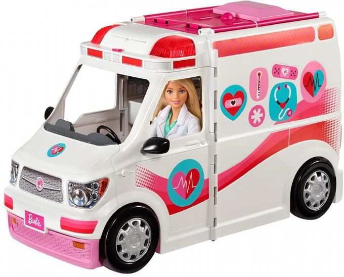 uvidenhed Traditionel Certifikat Barbie 2 i 1 Ambulance klinik - Barbie Care Clinic bil FRM19 Shop -  Eurotoys.dk