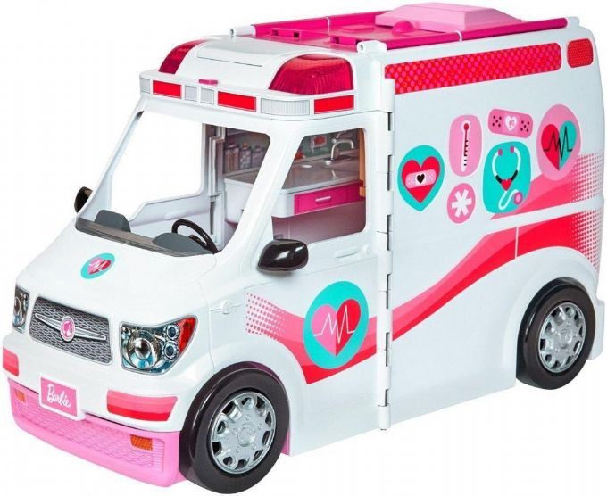 Barbie 2 i 1 Ambulance klinik Barbie Care Clinic bil FRM19 Shop - Eurotoys.dk