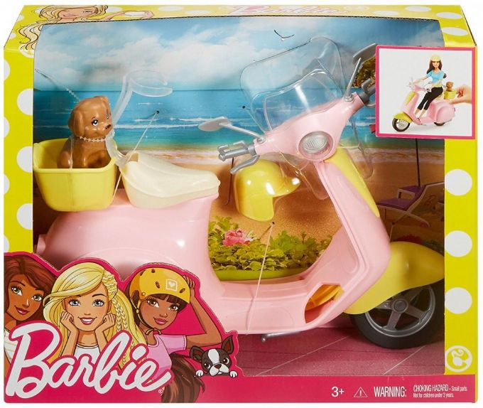 Barbie Moped, Scooter Toy with Puppy version 5