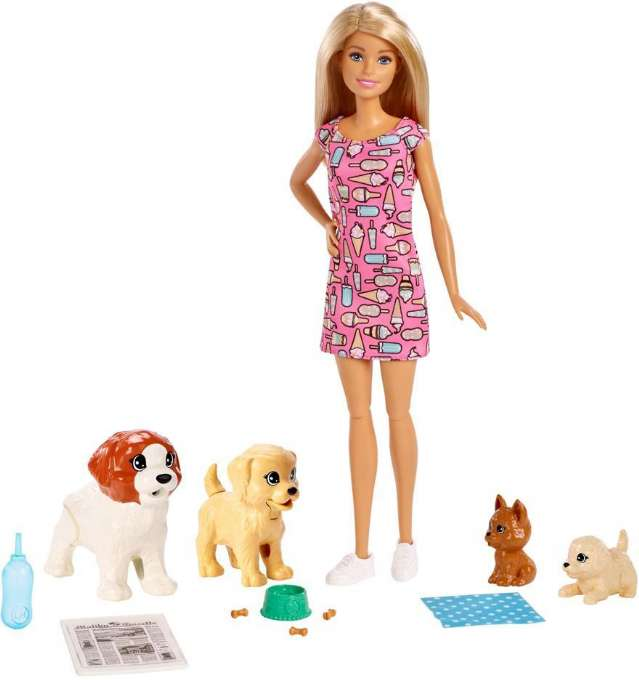 Barbie-koiran koulutussetti version 1