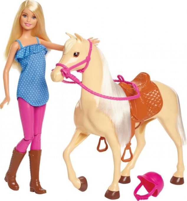 Barbie med hest Barbie Dolls FXH13