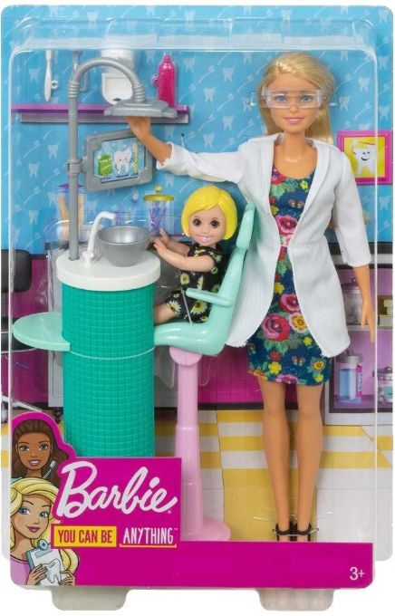 Barbie Tandlæge Blond - You Can Be Anything FXP16 Shop - Eurotoys.dk