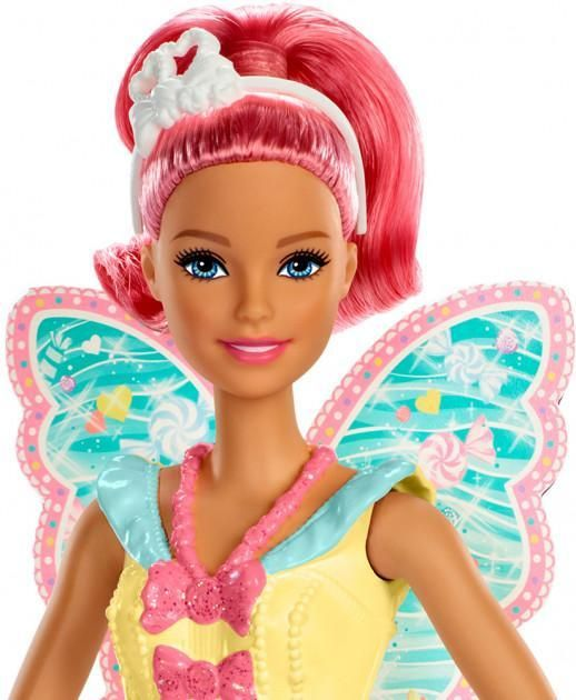Barbie Dreamtopia keltainen ja vaaleanpunainen kei version 6