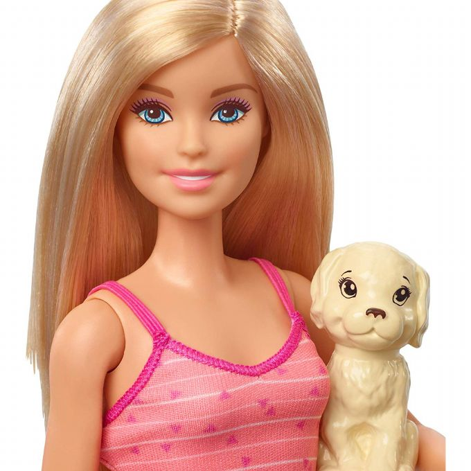 Barbie Bathtime, blond med 3 hundar version 8