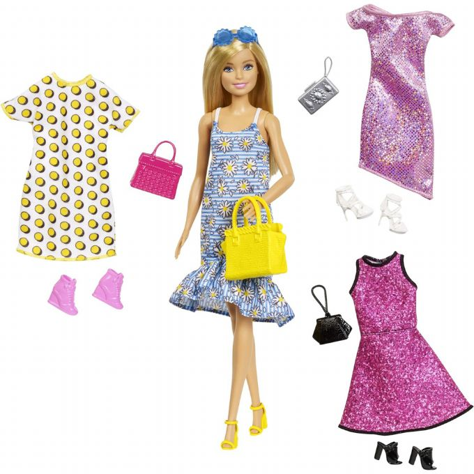 Barbie Fashionistas Dukke med Tøj