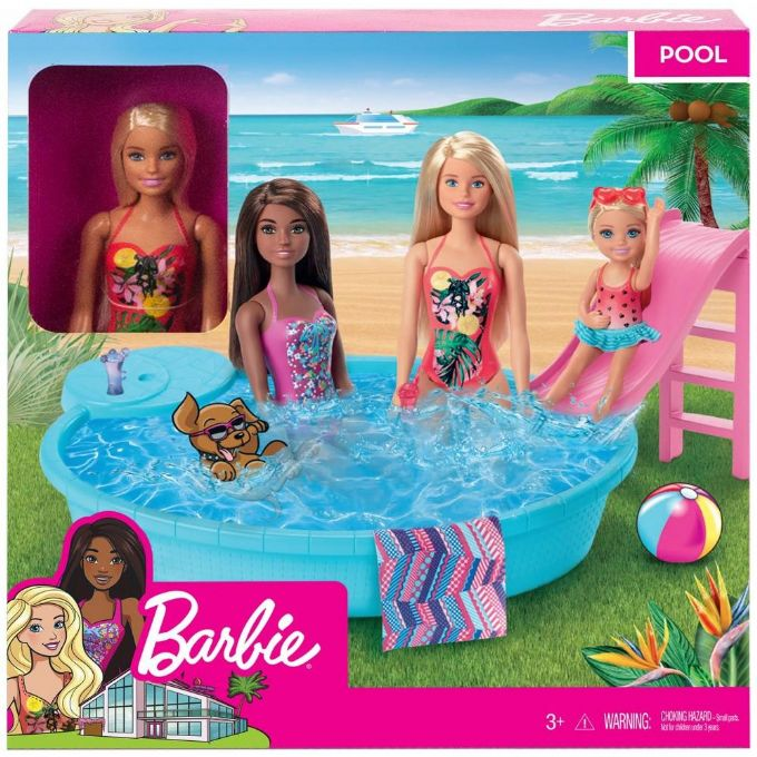Barbie pool och docka version 2