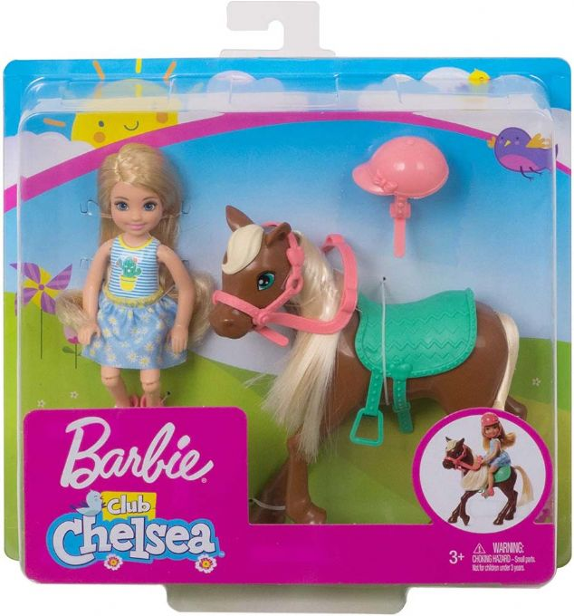 Barbie Club Chelsea Doll and Pony version 2