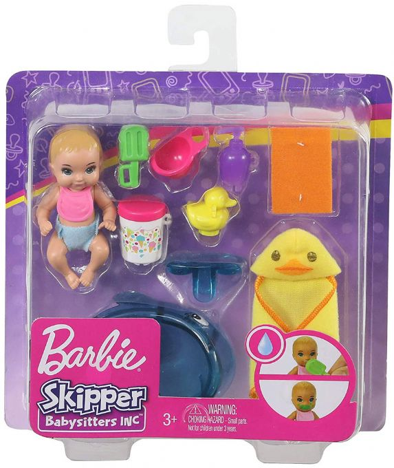 Barbie Babysitters Baby Bath Time -leikkisetti version 2