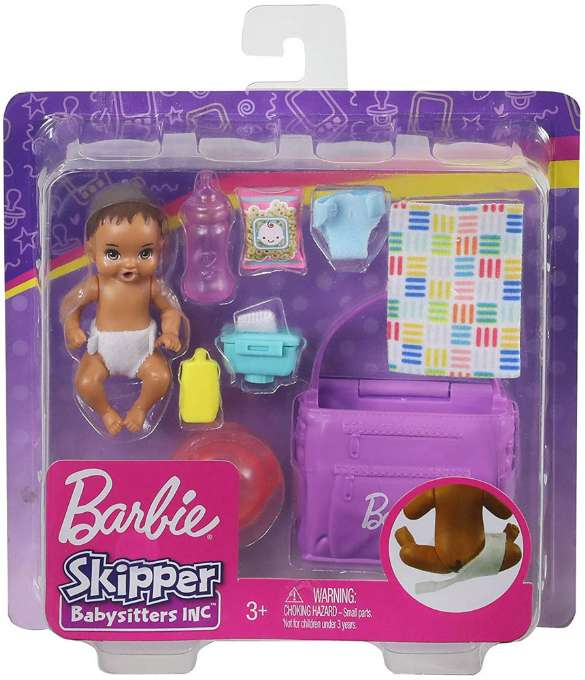 Barbie Babysitters Vauvan vaipanvaihtoleikkisetti version 2
