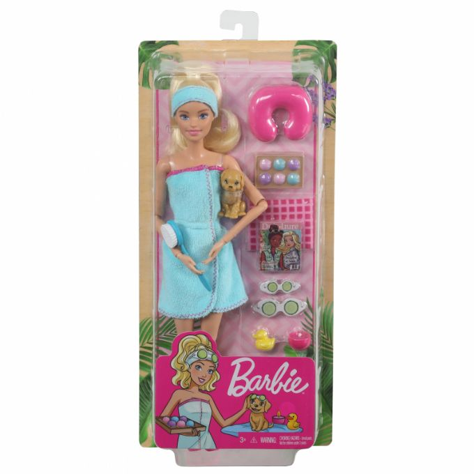 Barbie Spa Doll, Blonde, with Puppy version 2
