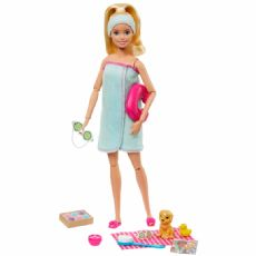 Barbie Spa Doll, Blonde, with Puppy