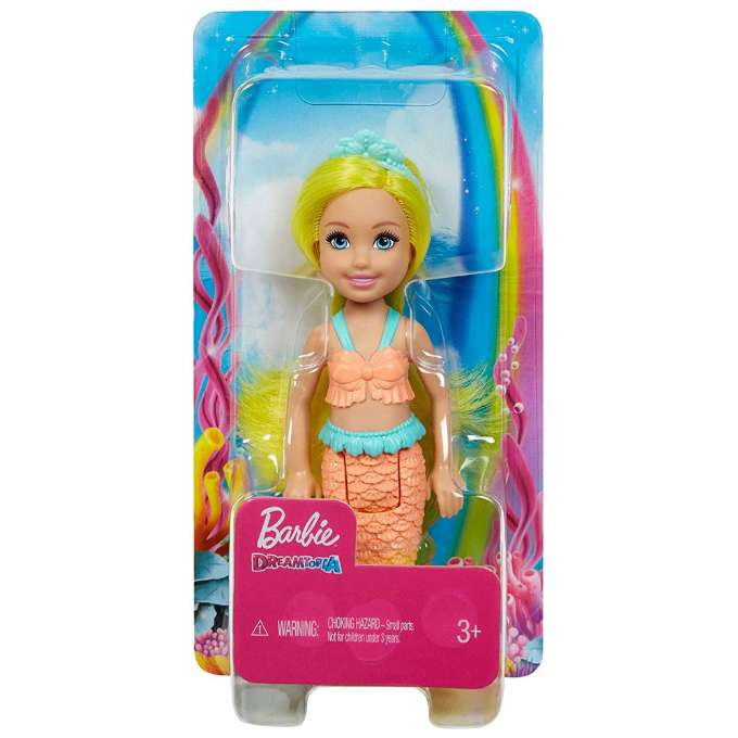 Barbie Chelsea havfrue gult hr version 2