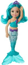 Barbie Chelsea Mermaid turkoosi hiukset