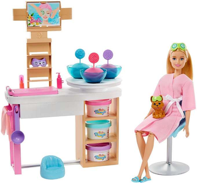 Barbie Face Mask Spa Day Playset version 1