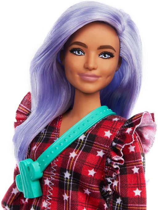 Barbie-Puppe kariertes Kleid version 4