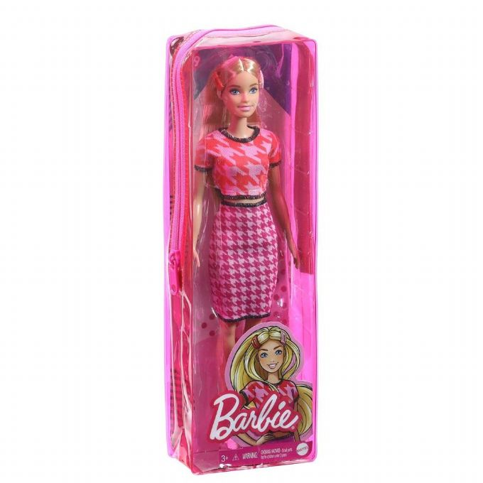 Barbie Dukke Houndstooth Top - Barbie Fashionista GRB59 Shop - Eurotoys.dk